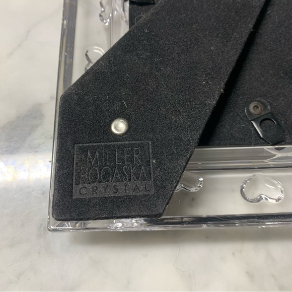 Miller Rogaska Crystal Picture Frame 4x6 Wedding  Made By Reed & Barton Dual Way - Picture 9 of 9